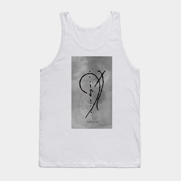 Stability Symbol Tattoo Tank Top by neetaujla